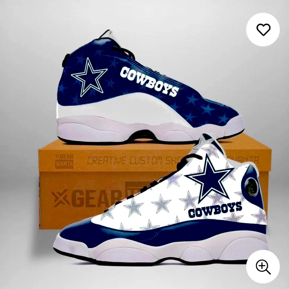 Durable and Comfortable Dallas Cowboys Nfl Big Logo sneakers